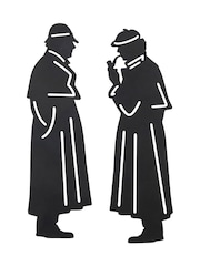 Portico Designs Set of 2 Black Metal Bookmarks And Pens - Image 4 of 5