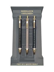 Portico Designs Set of 2 Black Metal Bookmarks And Pens - Image 5 of 5