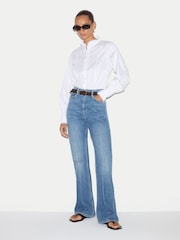 Jigsaw White Slim Stand Collar Shirt - Image 3 of 7