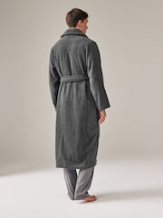 Polo Ralph Lauren Dark Grey Shawl Collar Dressing Gown - Image 2 of 5