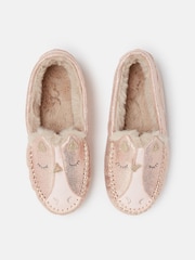Joules Girls' Quinn Pink Unicorn Slippers - Image 3 of 5