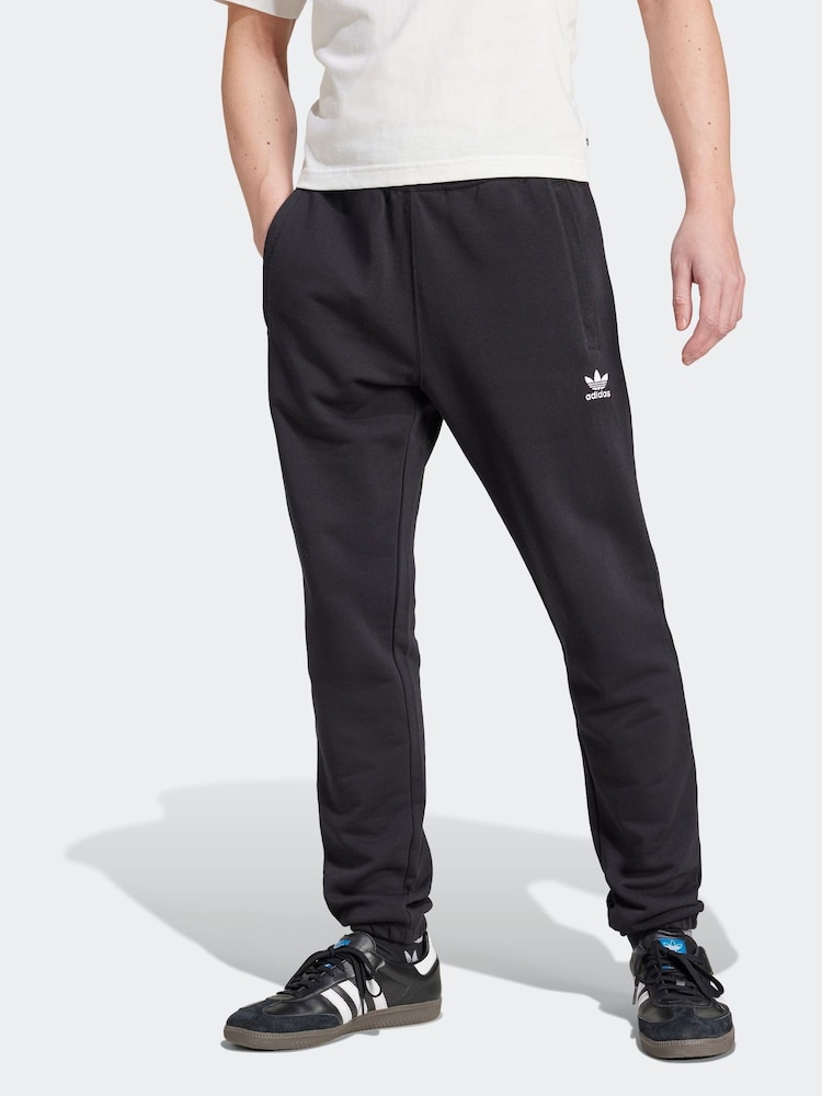 Чорний - Adidas Original Trefoil Essentials 100% Cotton джогери - Image 1 of 4