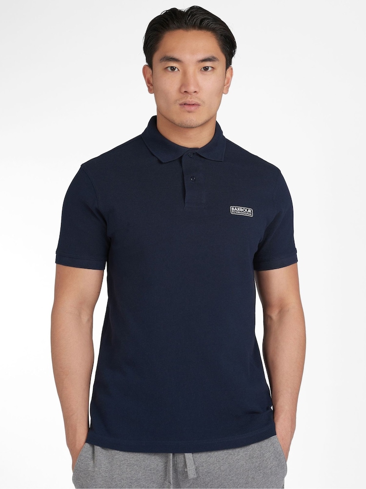 Barbour® International 100% Cotton Essential Polo Shirt - Image 1 of 7