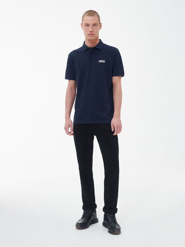 Barbour® International 100% Cotton Essential Polo Shirt - Image 2 of 7