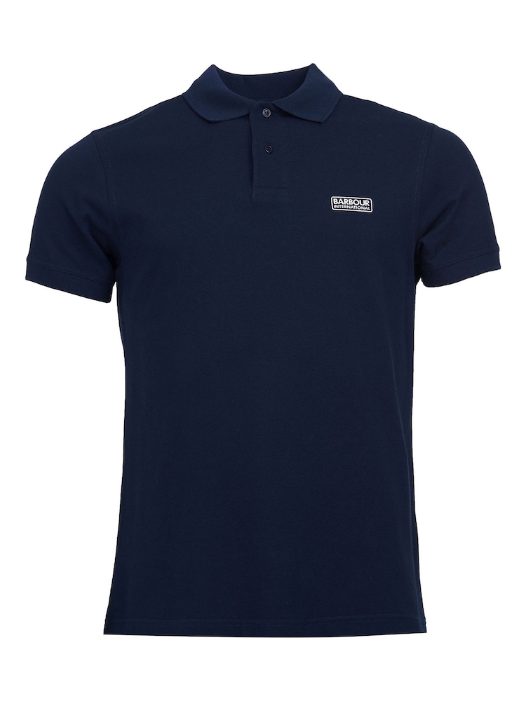 Barbour® International 100% Cotton Essential Polo Shirt - Image 6 of 7