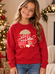 Personalised Christmas Movie Sweatshirt by Koko Blossom - Image 1 of 3