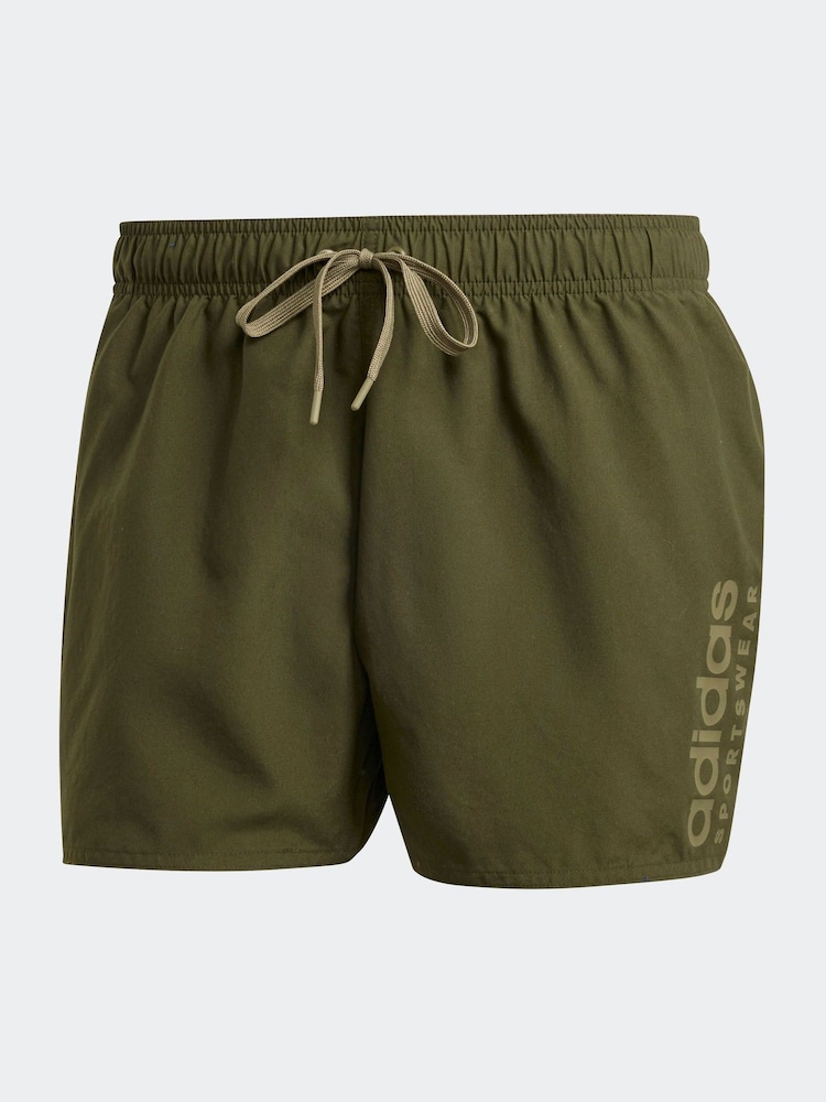 adidas Green Essentials Logo CLX Shorts - Image 6 of 6