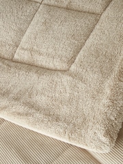 Catherine Lansfield Natural Cosy Cord EasyCare Coverless 6.5 Tog Duvet - Image 3 of 3