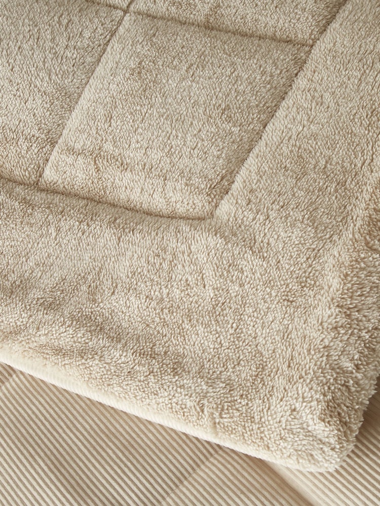 Catherine Lansfield Natural Cosy Cord EasyCare Coverless 6.5 Tog Duvet - Image 3 of 3