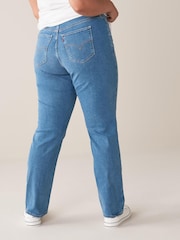 Levi's® Rio Frost Curve 724™ High Rise Straight Jeans - Image 4 of 10
