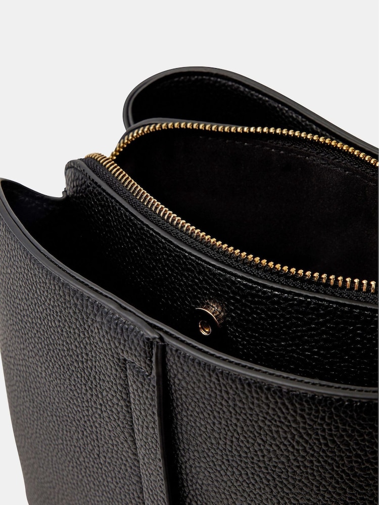 Accessorize Black Webbing Strap Crossbody Bag - Image 2 of 3 Accessorize Black Webbing Strap Crossbody Bag - Image 2 of 3