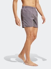 adidas Brown Washed Out Cix Swim Shorts - Image 1 of 6