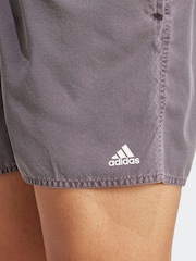 adidas Brown Washed Out Cix Swim Shorts - Image 3 of 6