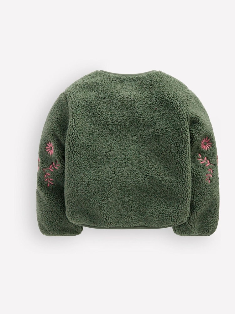 Boden Green Pretty Borg Jacket - Image 2 of 5 Boden Green Pretty Borg Jacket - Image 2 of 5