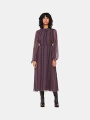 Whistles Circle Link Ivy Black Dress - Image 1 of 5