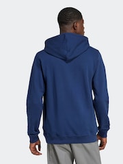 adidas originals Dark Blue 100% Cotton Trefoil Essentials Hoodie - Image 2 of 7