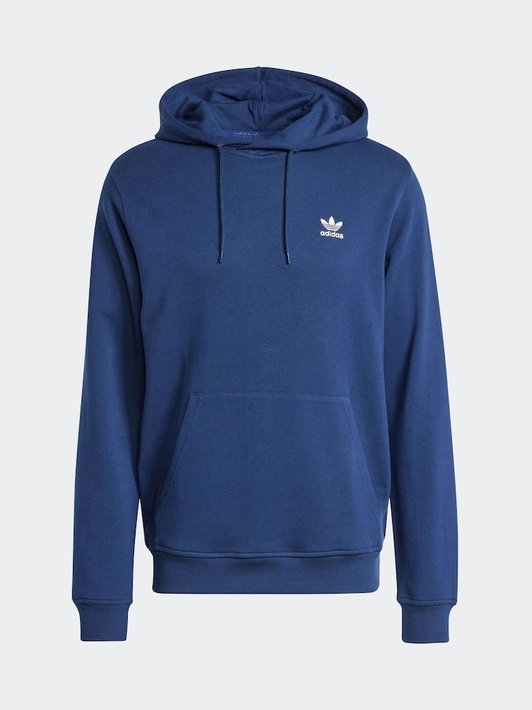Temno modra - adidas originals 100% Cotton Trefoil Essentials Hoodie - Slika 7 iz 7 Temno modra - adidas originals 100% Cotton Trefoil Essentials Hoodie - Slika 7 iz 7
