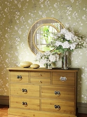 Laura Ashley Honey Gold Garrat 4+4 Drawer Chest - Image 3 of 8