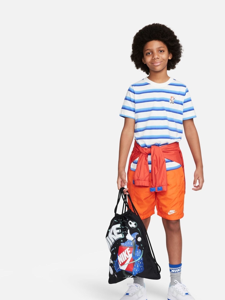 Nike Black Kids Drawstring Bag 12L - Image 2 of 8