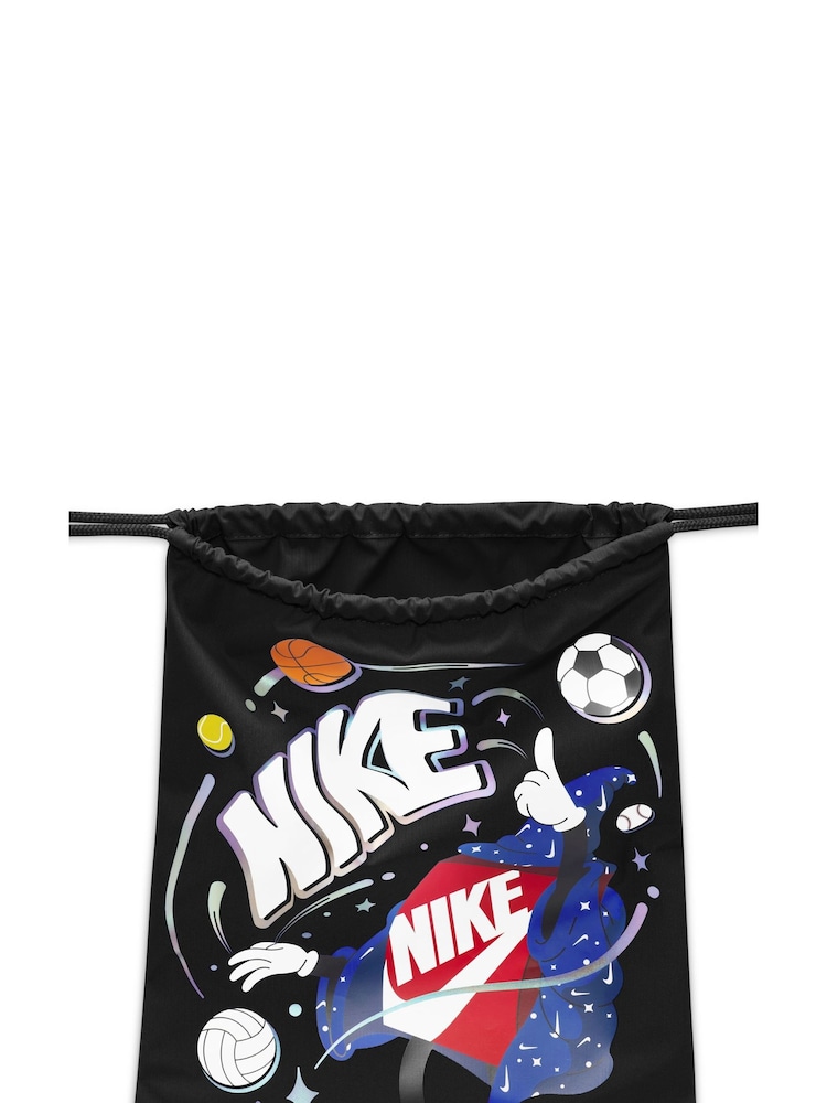 Nike Black Kids Drawstring Bag 12L - Image 8 of 8