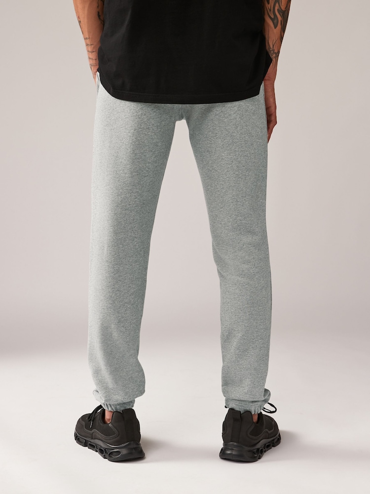 adidas original Grey Trefoil Essentials 100% Cotton Joggers - Image 2 of 4