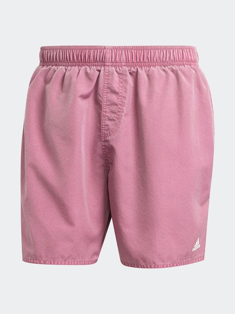 adidas Pink Washed Out Cix Swim Shorts - Image 6 of 6