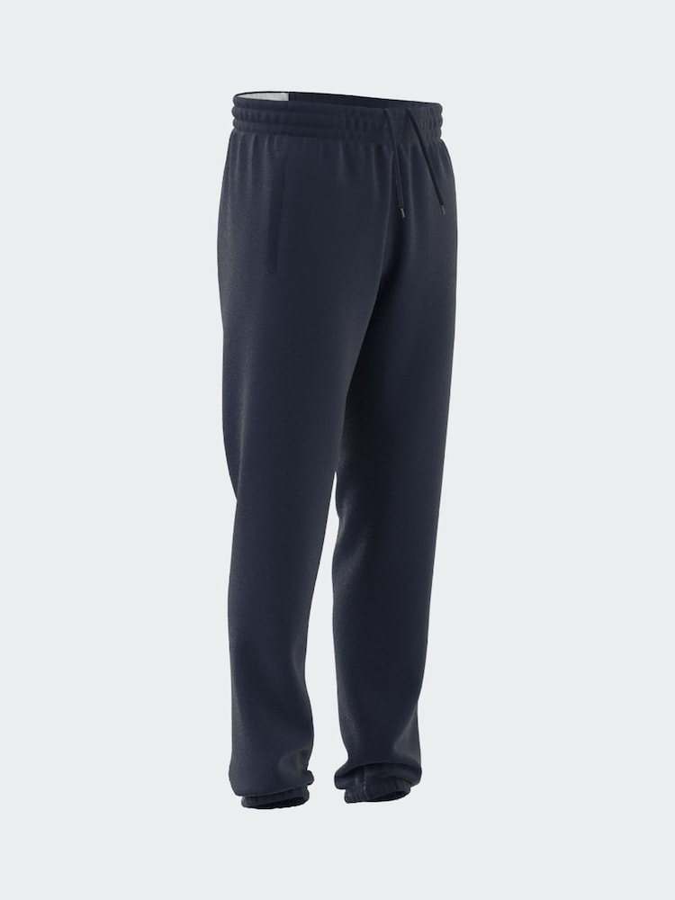 adidas Blue Trefoil Essentials 100% Cotton Joggers - Image 14 of 14