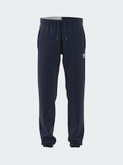 adidas Blue Trefoil Essentials 100% Cotton Joggers - Image 7 of 14