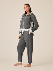 Naturana Grey Long Sleeve Loungewear Hoodie - Image 2 of 3