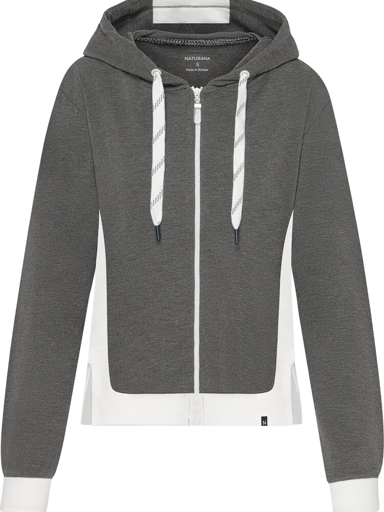 Naturana Grey Long Sleeve Loungewear Hoodie - Image 3 of 3