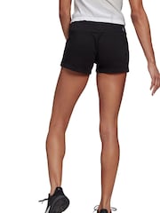 adidas Black Sportswear Essentials Linear French Terry Shorts - Image 1 of 6