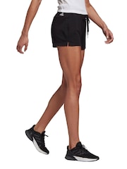 adidas Black Sportswear Essentials Linear French Terry Shorts - Image 2 of 6