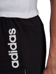 adidas Black Sportswear Essentials Linear French Terry Shorts - Image 4 of 6