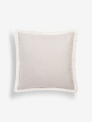 Natural Dalby Fringe Trim 50 x 50cm Cushion - Image 3 of 5