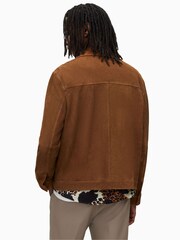 AllSaints Brown Cozza Jacket - Image 2 of 7
