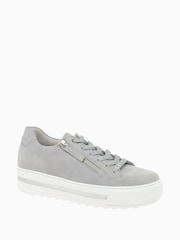 Gabor Wide Fit Heather Suede Trainers - Image 1 of 4