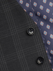 Charcoal Grey Waistcoat Signature Tollegno Fabric Slim Fit Suit - Image 5 of 6