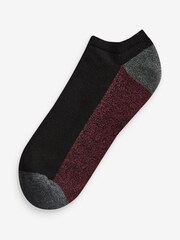Black 5 Pack Cushioned Trainers Socks - Image 3 of 6
