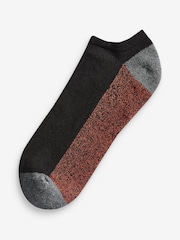 Black 5 Pack Cushioned Trainers Socks - Image 4 of 6
