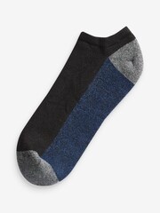 Black 5 Pack Cushioned Trainers Socks - Image 5 of 6