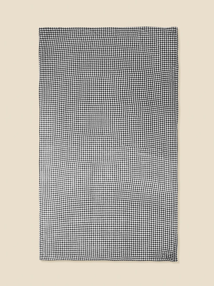 Sosandar Black Dogtooth Print Scarf - Image 2 of 4