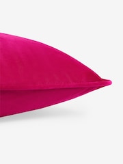 Fuchsia Pink 43 x 43cm Matte Velvet Cushion - Image 2 of 6
