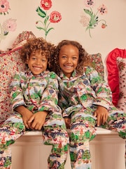 Multi Cath Kidston Childrens Family Christmas Green 100% Cotton Pyjamas - Image 1 of 12