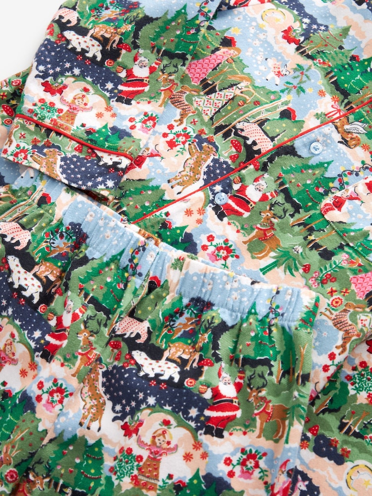 Multi Cath Kidston Childrens Family Christmas Green 100% Cotton Pyjamas - Image 12 of 12