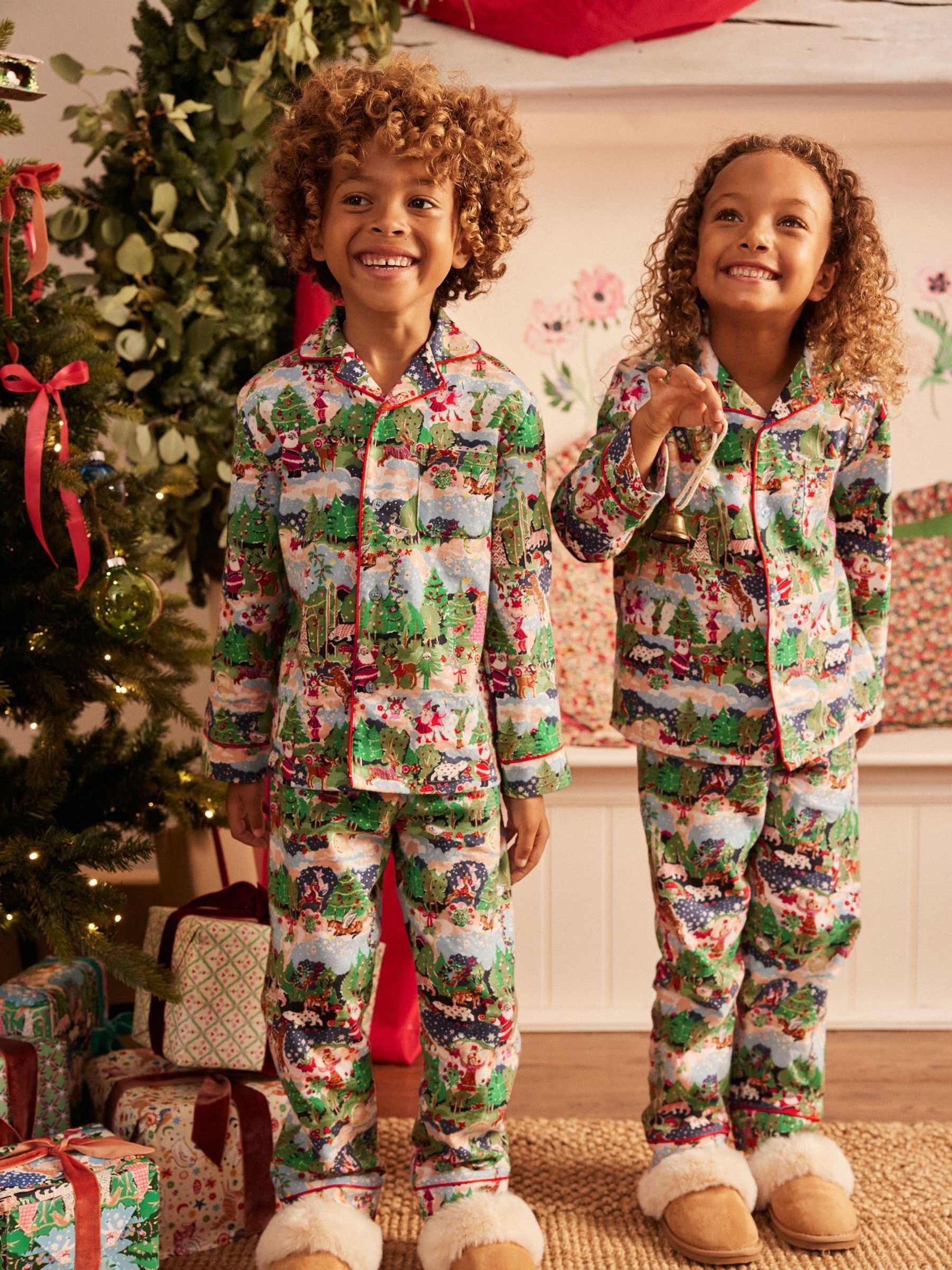 Buy Multi Cath Kidston Childrens Family Christmas Green 100 Cotton Pyjamas from Next Italy