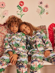 Multi Cath Kidston Childrens Family Christmas Green 100% Cotton Pyjamas - Image 9 of 12
