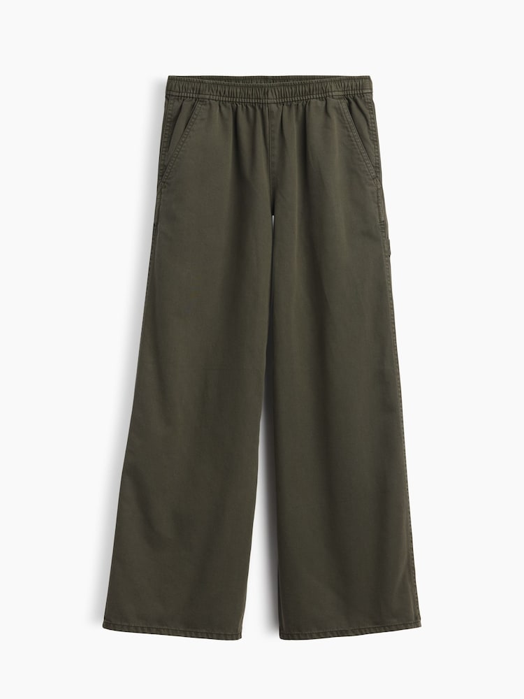Gap Green Easy Wide-Leg Utility Trousers (4-13yrs) - Image 5 of 5