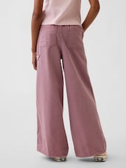 Gap Pink Easy Wide-Leg Utility Trousers (4-13yrs) - Image 2 of 5