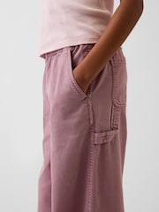 Gap Pink Easy Wide-Leg Utility Trousers (4-13yrs) - Image 4 of 5