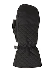 Mountain Warehouse Black Arctic Mist Womens Waterproof Ski Mittens - Image 2 of 5